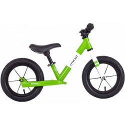 Παιδικό Ποδήλατο Ισορροπίας Classic με δερμάτινη σέλα Πράσινο EB652-1